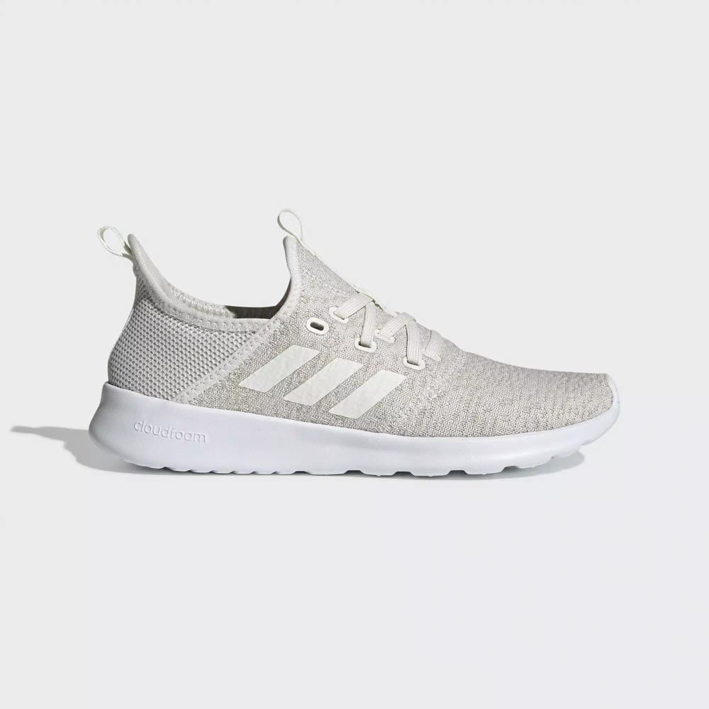 Adidas Cloudfoam Pure Tenis Para Correr Blancos Para Mujer (MX-28029)